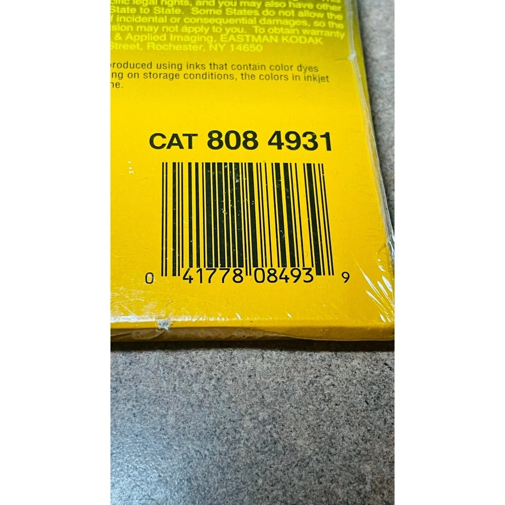 Kodak Ultima Picture Paper 4x6 High Gloss 71lb 10mil 20ct Bundle of 2 8084931